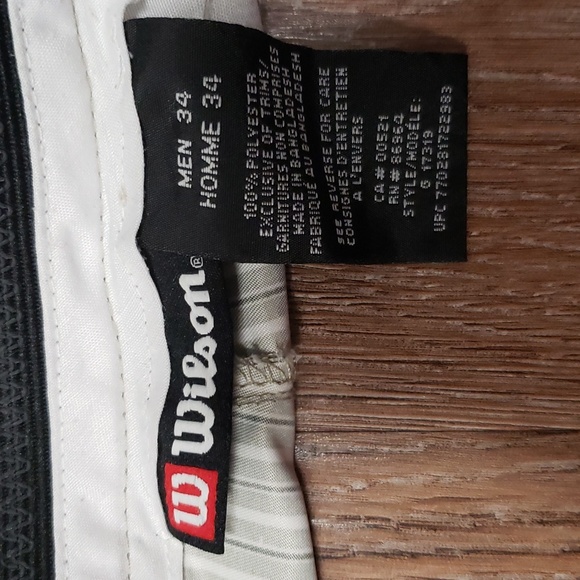 (34W) Wilson Men's Striped Flat Front Casual Shorts Vacation Leisure Travel - Picture 3 of 11